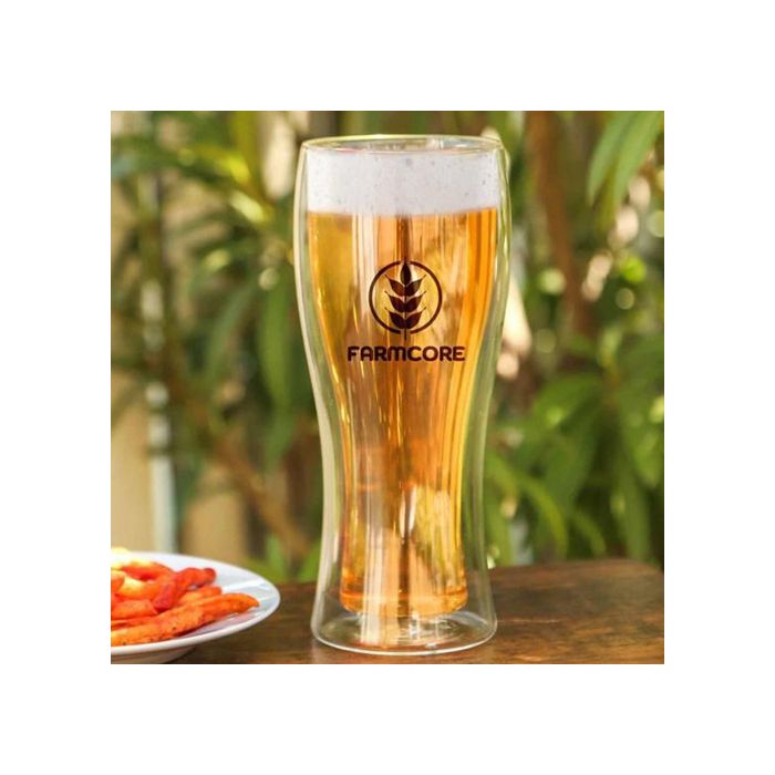 GL9339 CLEARVIEW BOROSILICATE BEER GLASS 