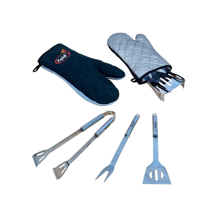 BQ4023 | Bbq Tool Set In Mitt