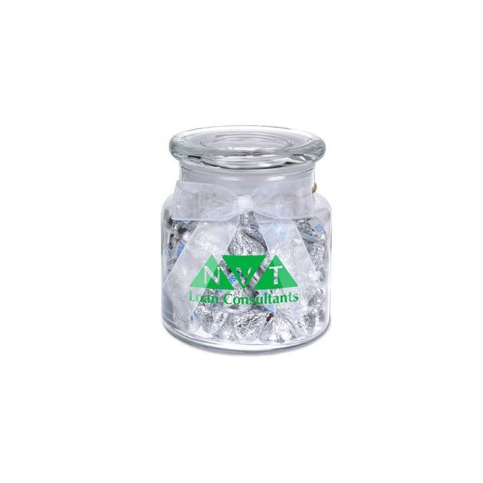 22oz. Glass Jar - Hershey's Chocolate Kisses Item #G220-CKSS
