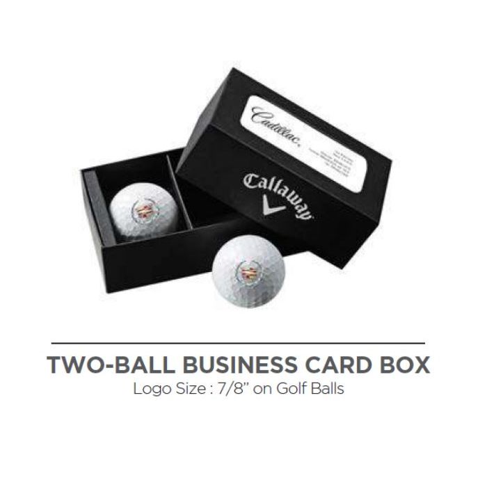 1000-C2BBC Callaway 2-Ball Business Card Box
