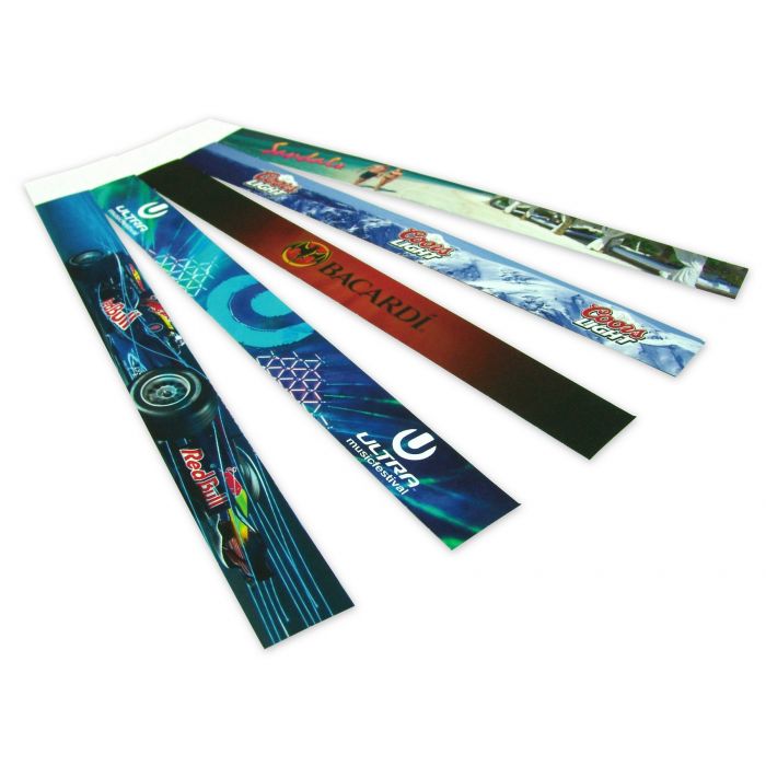 Full Color Tyvek Wrist Bands Item # TYVEK-FC