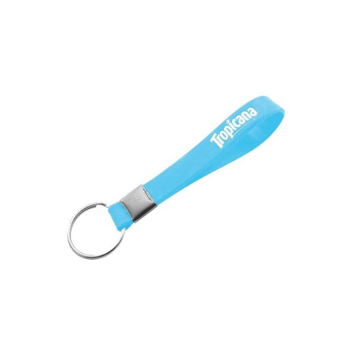 Printed Silicone Keychain Item # SILI-KEY-P