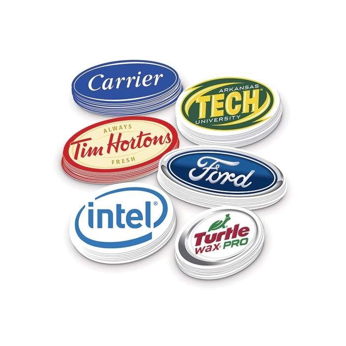 oval stickers