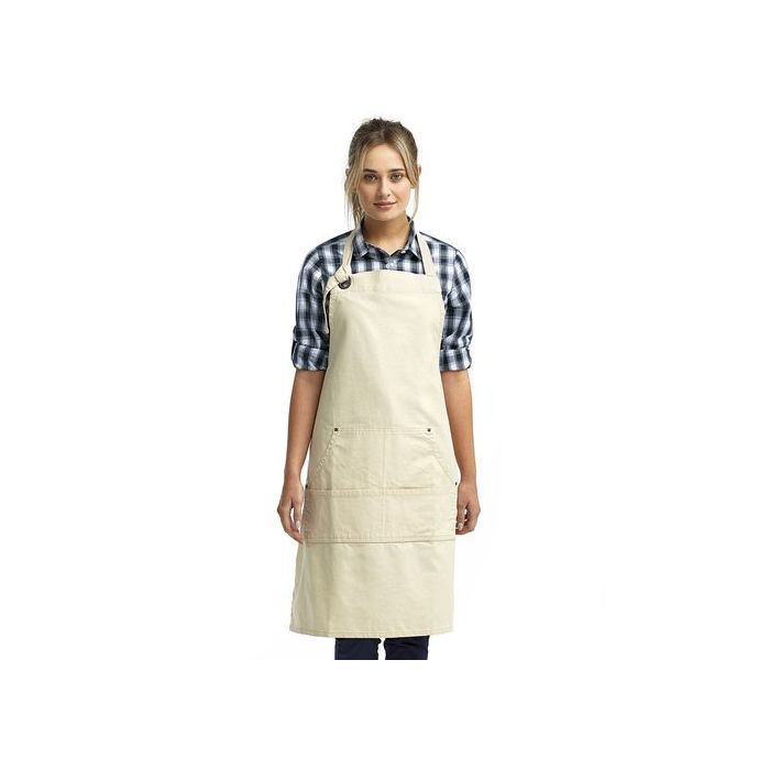 RP137 Artisan Collection by Reprime Unisex "Calibre" Heavy Cotton Canvas Pocket Apron