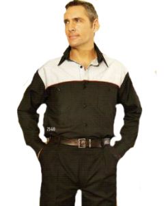 Shirt - Long Sleeve Work Shirt Two-Toned