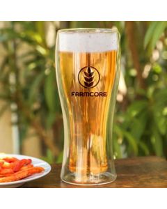 GL9339 CLEARVIEW BOROSILICATE BEER GLASS 