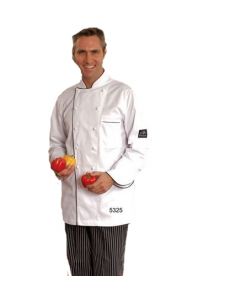 Chef Coats - Thin Black Corded Trim 65/35 Poly/Cotton