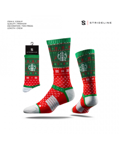 1CRW-P-UGLY-Ugly Sweater Premium Crew Socks Sublimated