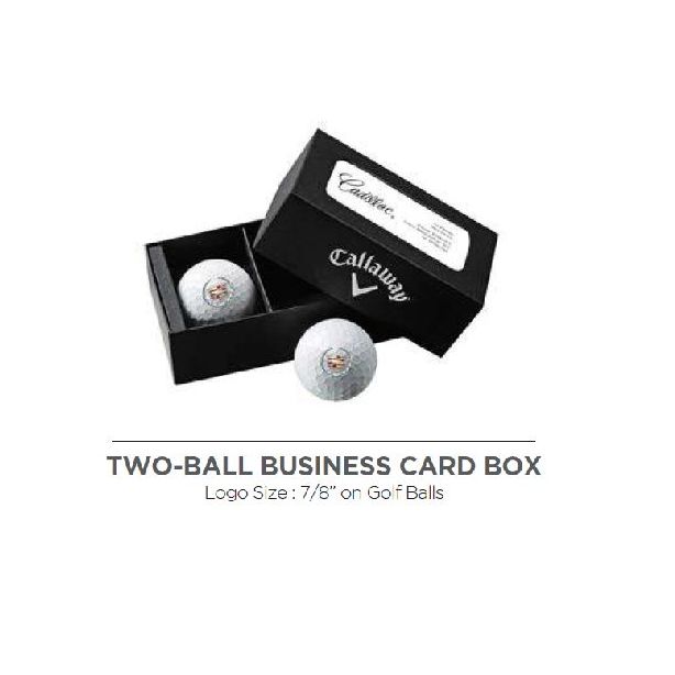 1000-C2BBC Callaway 2-Ball Business Card Box