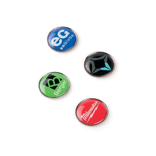 BM-C-Epoxy Dome Metal Golf Ball Marker