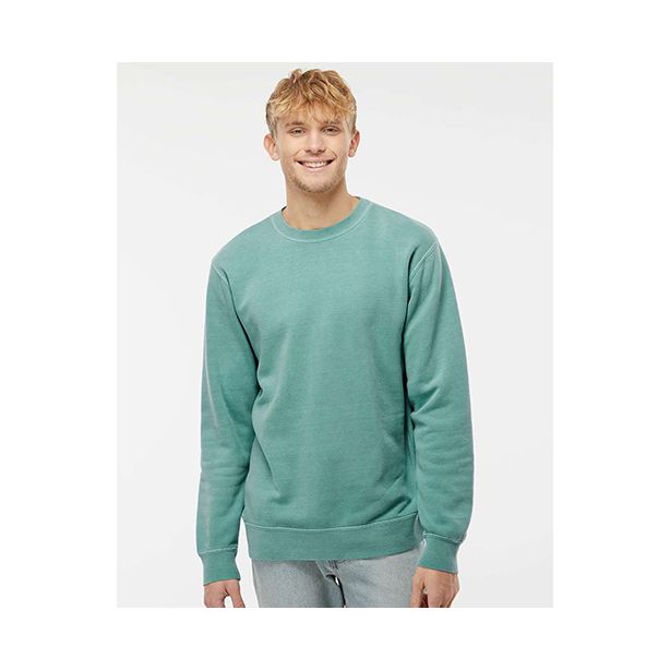 Unisex Midweight Pigment-Dyed Crewneck Sweatshirt - PRM3500