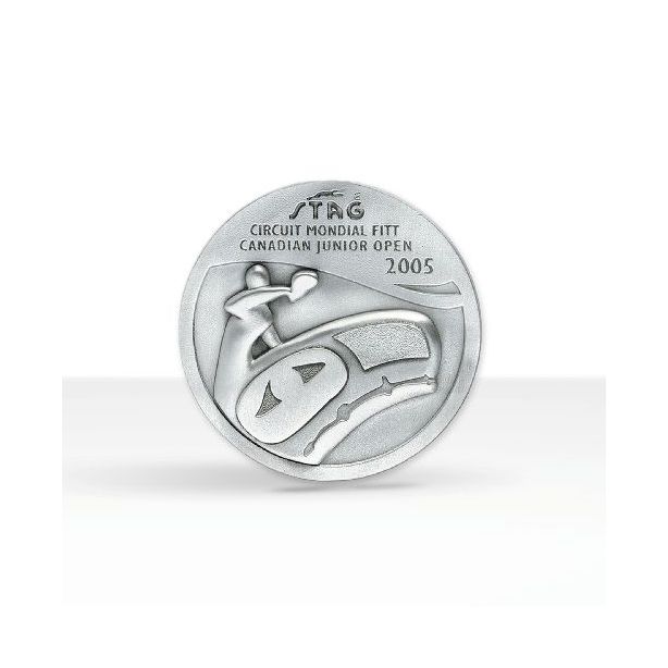 Custom Solid Pewter Coin (Up to 1.5 in) CCG-S15