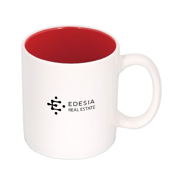 CM8414PREMIUM | 450 Ml. (15 Fl. Oz.) 'C' Handle Two-Tone Mug