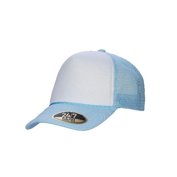 H08210 - Retro - 5-Panel Foam Snap Back Trucker Cap