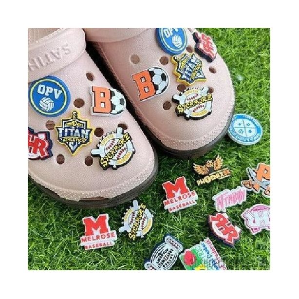 2D Custom-Molded Clog Shoe Charms