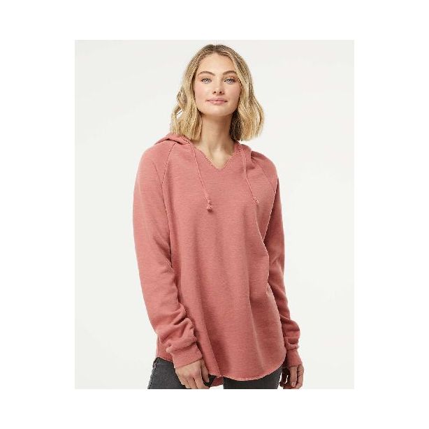 Women’s Lightweight California Wave Wash Hooded Sweatshirt - PRM2500