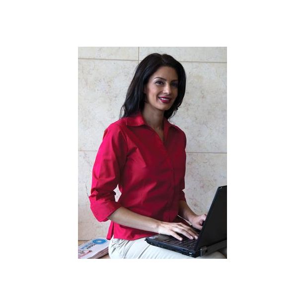 Coal Harbour® Easy Care 3/4 Sleeve Woven Ladies' Shirt