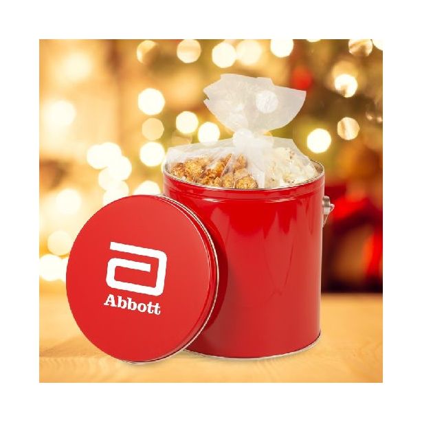 One Gallon Popcorn Tin - Trio Popcorn Item #POP-10TR