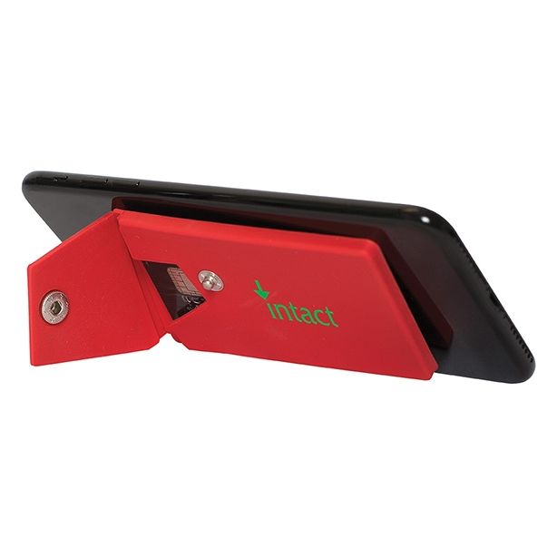 Phone Wallet Latimer Snap Button Silicone - 2.25" W x 3.5" H