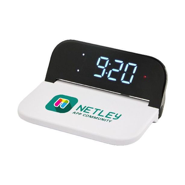 SM-2846 Digital Power Clock 15W Wireless Charger