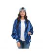 3610 Satin Baseball Varsity Jacket 