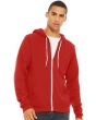 Bella Unisex Sponge Fleece Full-Zip Hoodie Sweatshirt - 3739