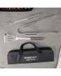 BGP413 | Grill Easy 3 Pc. Stainless BBQ Utensil Set With RPET Case