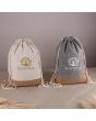 E6017 | Quetico 10 Oz Cotton & Jute Drawstring Bag