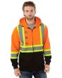 L00682 - Freedom - Hi-Vis Full Zip Hooded Sweatshirt