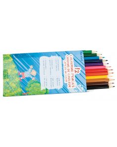 0953 Colored Pencil Set - 12 piece Pre-Sharpened - Palma