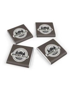 Chocolate Square with Custom Wrapper  (Min 1000)