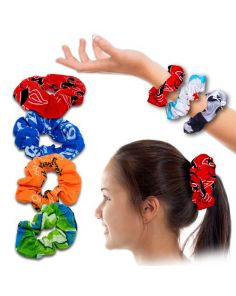 3080-Scrunchies Custom Printed Made in Canada