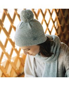 Scarf - ROOTS73 Knit Custom Embroidered (Min 12)