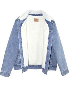 Threadfast Unisex Sherpa-Lined Denim Jacket (Min 12)