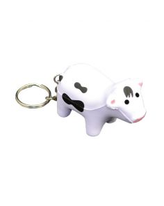 Custom Printed Cow Keychain Stress Reliever (Min 150)