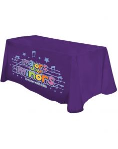 Table Throw for 6' table - Heat Transfer - 7.5 oz Twill Tablecloth, (closed back)