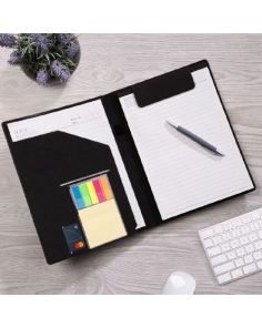 TBC808-Sandel Portfolio w/Sticky Notes & Note Pad Custom Printed