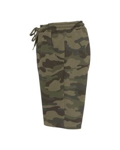 Independent Trading Co Midweight Fleece Camo Shorts (Min 12)