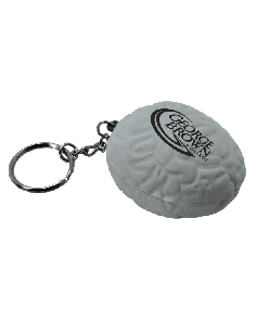 GK371 Custom Printed Brain Keychain Stress Reliever