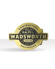 Classic Belt Buckles 2" x 3"  (Min 50) Made in Canada