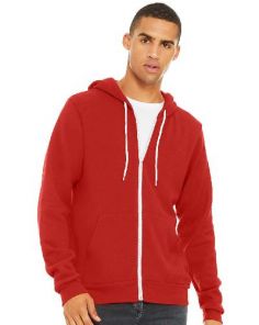 Bella Unisex Sponge Fleece Full-Zip Hoodie Sweatshirt - 3739