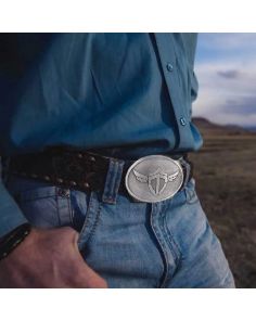 Pewter Belt Buckle (3 x 4 in) BSP-05L