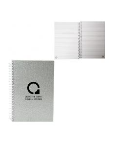 Journals - 4” x 5.625” Jovi Glitter Spiral Journal