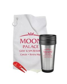 0657 - Steel Budget Tumbler Golf Gift Set