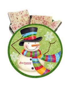 Chocolate - Peppermint Bark in Collector Tins (Min 24 tins)