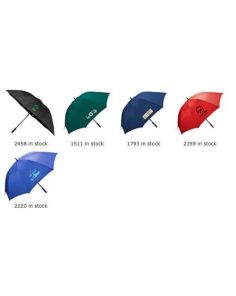 Golf Umbrella Custom Printed 32” rib length, 64” arc (Min 25)