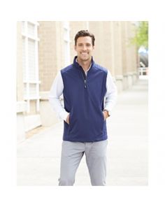 Core 365 Men's Techno Lite Quarter-Zip Vest