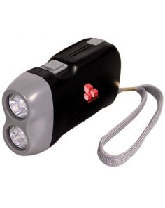 CT3472 Flashligh - 2 LED Hand Press 4″ W x 2 1/4″ H x 3/4″ D