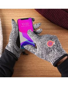 Gloves - Jazzhander Touch Screen Gloves Custom Printed (Min 12)