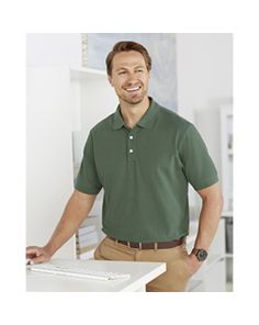 Devon & Jones Men's Pima Piqué Short-Sleeve Polo (Min 12)